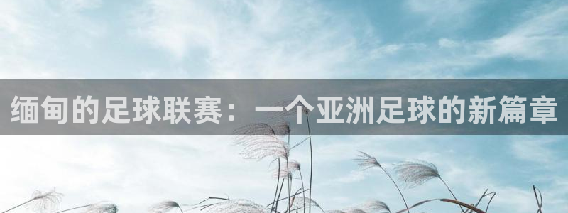 缅甸的足球联赛：一个亚洲足球的新篇章
