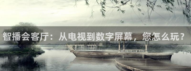 斗球足球直播：智播会客厅：从电视到数字屏幕，您怎么玩？